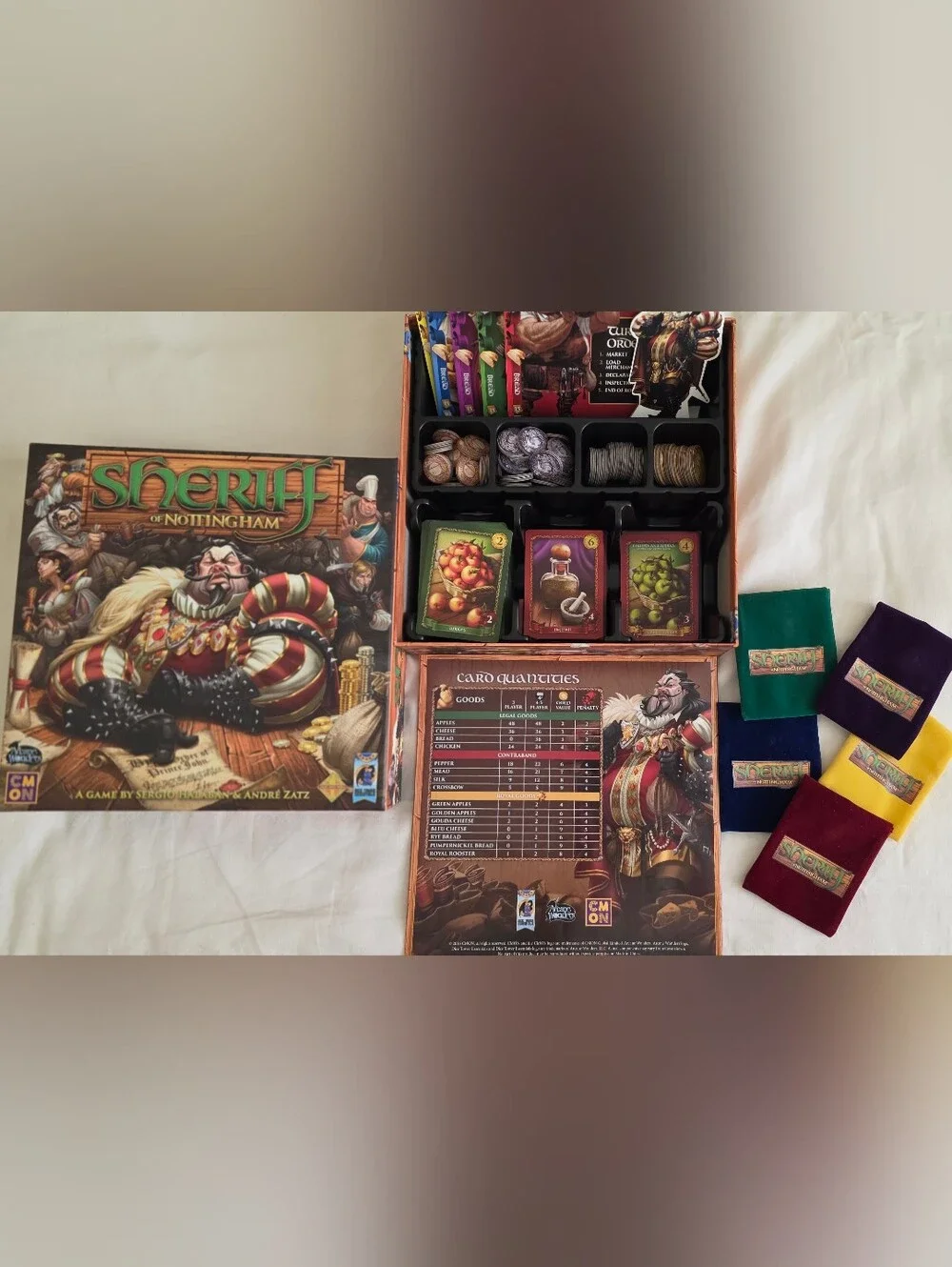 Sheriff of Nottingham – 2016 First Edition board game by CMON / Arcane Wonders